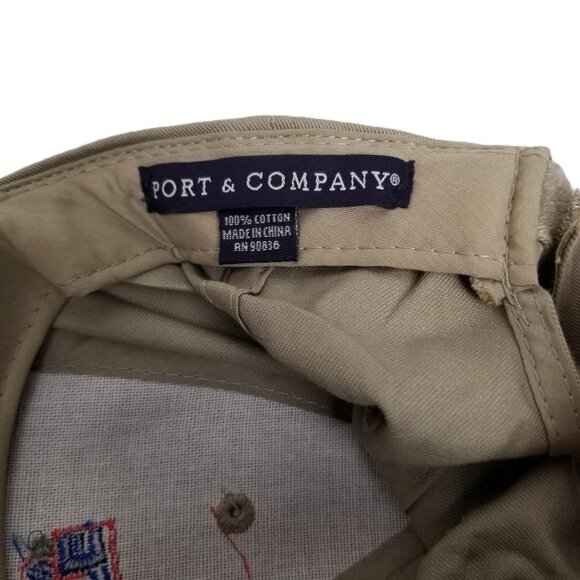 Port Company Interstate Transport Repair Hat Khaki Tan Embroidered Trucker Cap - Picture 6 of 6